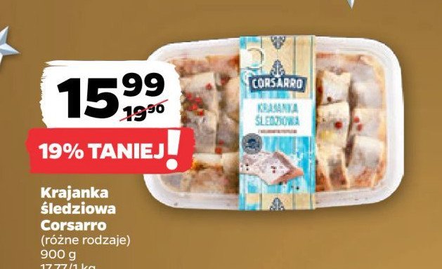 Krajanka śledziowa z kolorowym pieprzem Corsarro promocja