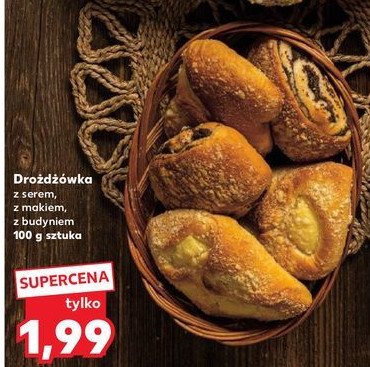 Drożdzówka z serem promocja w Kaufland