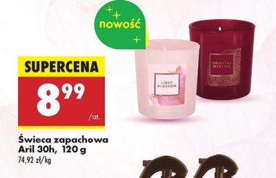 Świeca zapachowa oriental mysthic Aril promocja