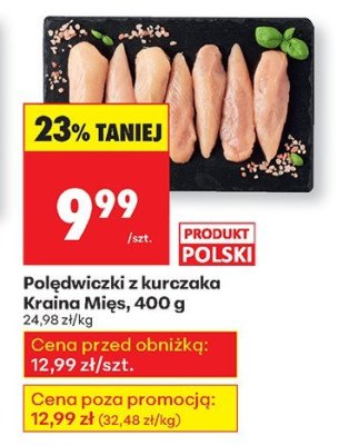 Polędwiczki z kurczaka  promocja w Biedronka