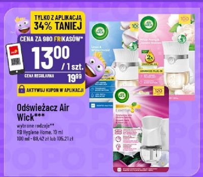 Odświeżacz Air Wick wybrane rodzaje promocja w POLOmarket