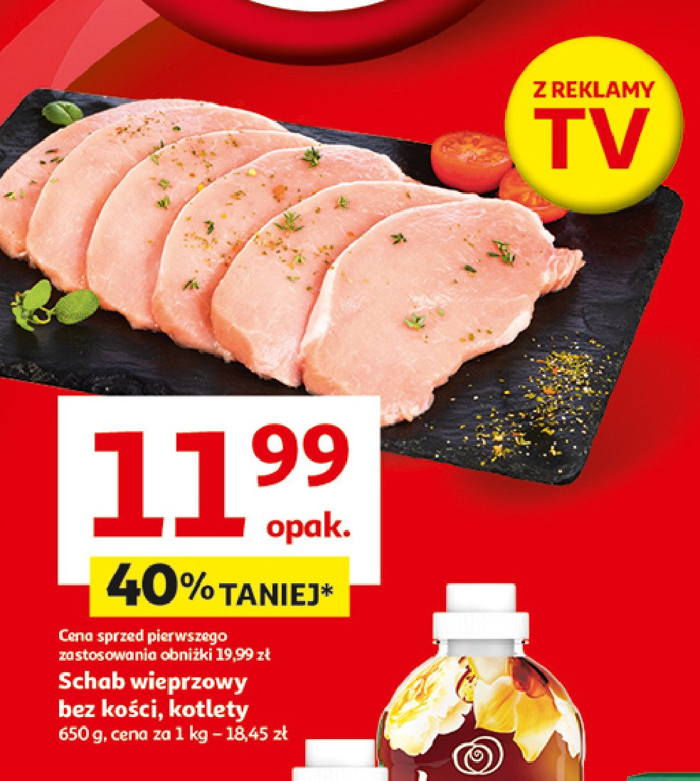 Schab bez kości kotlety promocja