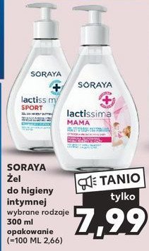 Żel do higieny intymnej sport Soraya lactissima promocja