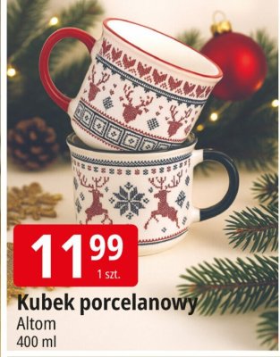Kubek porcelanowy Altom promocja w Leclerc