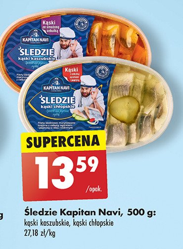 Śledzie kąski chłopskie Kapitan navi promocja