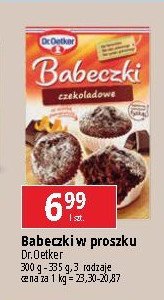 Babeczki czekoladowe Dr. oetker promocja