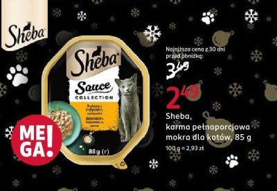 Karma Sheba, karma pełnoporcjowa mokra dla kotów, 85 g promocja w Rossmann