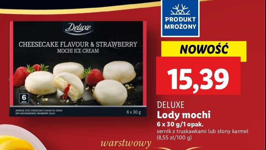 Mochi słony karmel Deluxe promocja