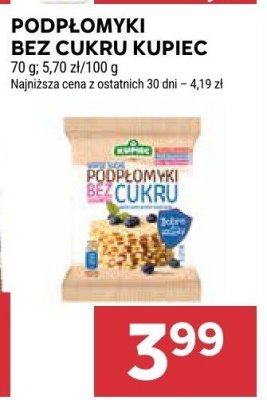 Podpłomyki bez cukru Kupiec promocja w Stokrotka