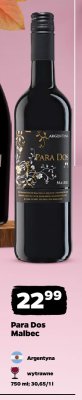 Wino Malbec, czerwone wytrawne promocja w Netto