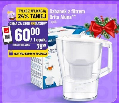 Dzbanek z filtrem Brita Aluna promocja w POLOmarket