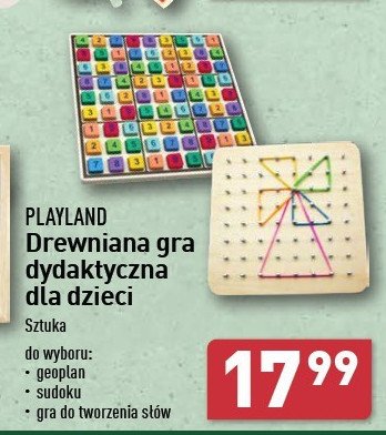 Gra do tworzenia słów drewniana Playland promocja