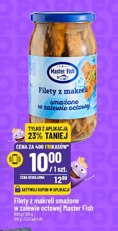 Filety z makreli w zalewie octowej promocja