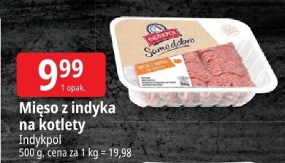Mięso z indyka na kotlety Indykpol promocja w Leclerc