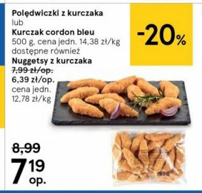Cordon bleu z kurczaka promocja