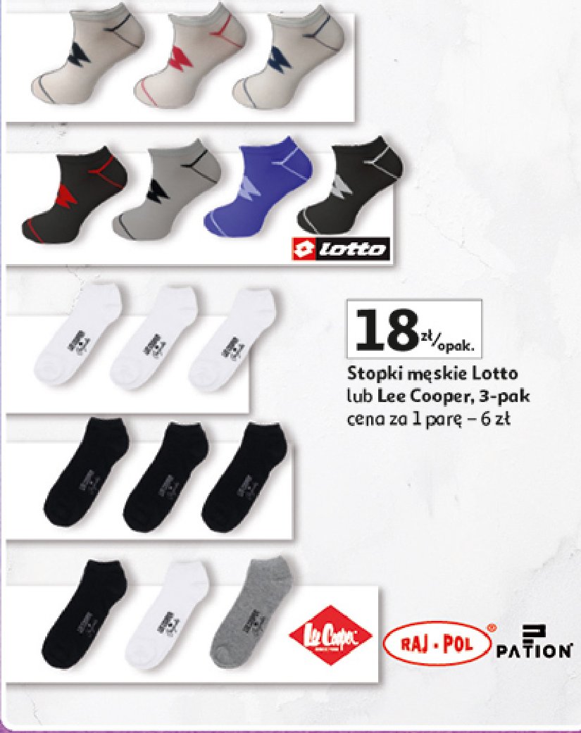 Skarpety męskie Lotto promocja