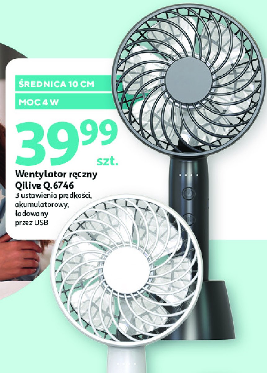 Wentylator q.6746 Qilive promocja w Auchan