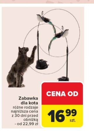 Zabawka dla kota promocja w Carrefour