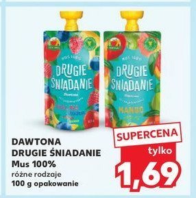 Mus mango jabłko Drugie śniadanie promocja w Kaufland