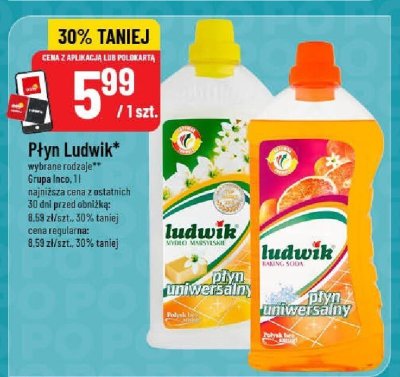 Płyn Ludwik promocja w POLOmarket