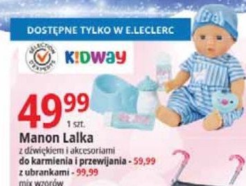 Lalka manon do karmienia i przewijania Kidway promocja
