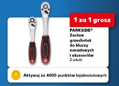Zestaw grzechotek do kluczy nasadowych i akcesoriów 2 sztuki promocja w Kaufland