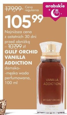 Perfumy GULF ORCHID VANILLA ADDICTION damsko-męska woda perfumowana promocja w Super-Pharm