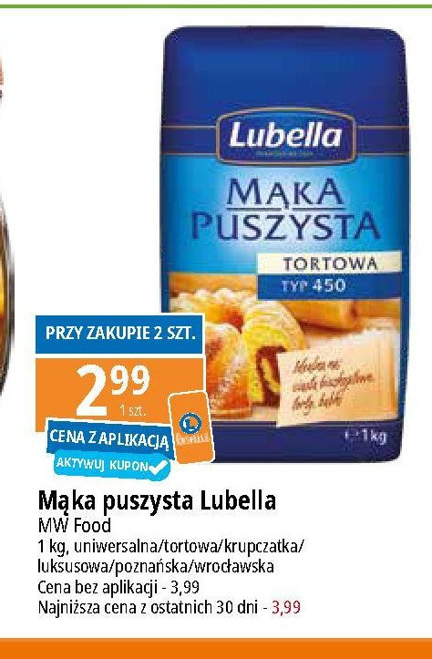 Mąka luksusowa Lubella mąka puszysta promocja