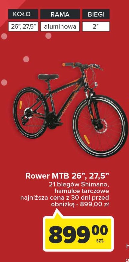 Rower mtb 27.5" promocja