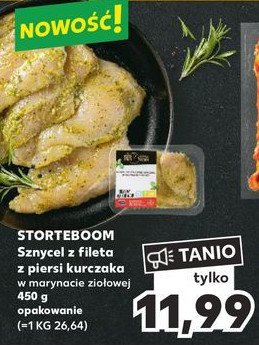 Sznycel z piersi kurczaka w marynacie zio艂owej Storteboom promocja