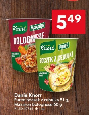 Danie Knorr Makaron bolognese 60g promocja w LEWIATAN
