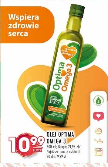 Olej Optima omega3 Optima kruszwica promocja