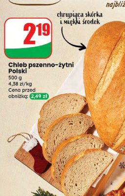 Chleb pszenno-żytni Polski promocja w Dino