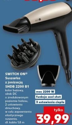 Suszarka do w艂os贸w 2200 w Switch on promocja