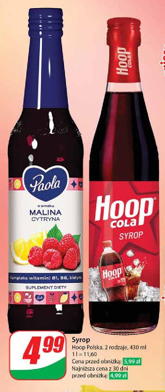 Syrop Hoop cola promocja