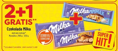 Czekolada Milka wybrane rodzaje promocja w POLOmarket