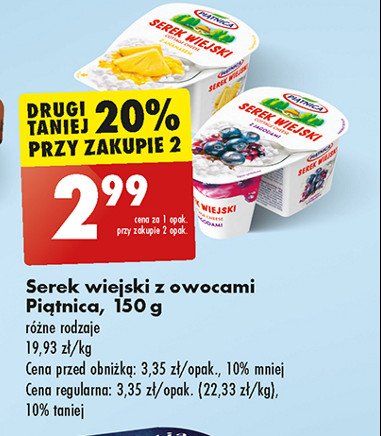 Serek wiejski z ananasem Piątnica promocja