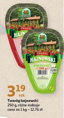 Twaróg półtłusty klinek promocja w Market Point
