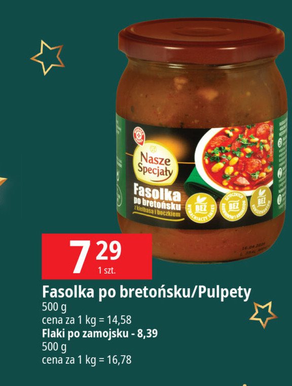 Fasola po bretońsku Wiodąca marka nasze specjały promocja w Leclerc