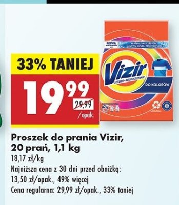 Proszek Vizir do prania kolor贸w promocja