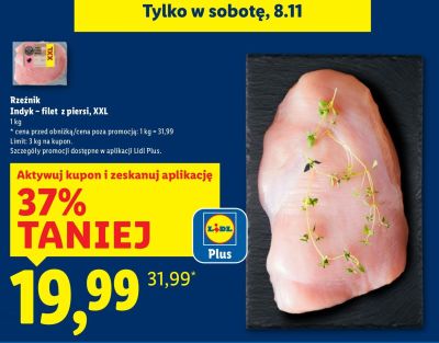 Indyk filet z piersi Rzeźnik XXL promocja w Lidl