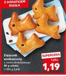 Zaj膮czek wielkanocny z ciasta dro偶d偶owego promocja