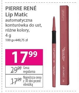 Kontur贸wka automatyczna do ust 13 Pierre rene lip matic promocja
