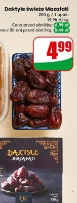 Daktyle świeże Mazafati promocja w Dino