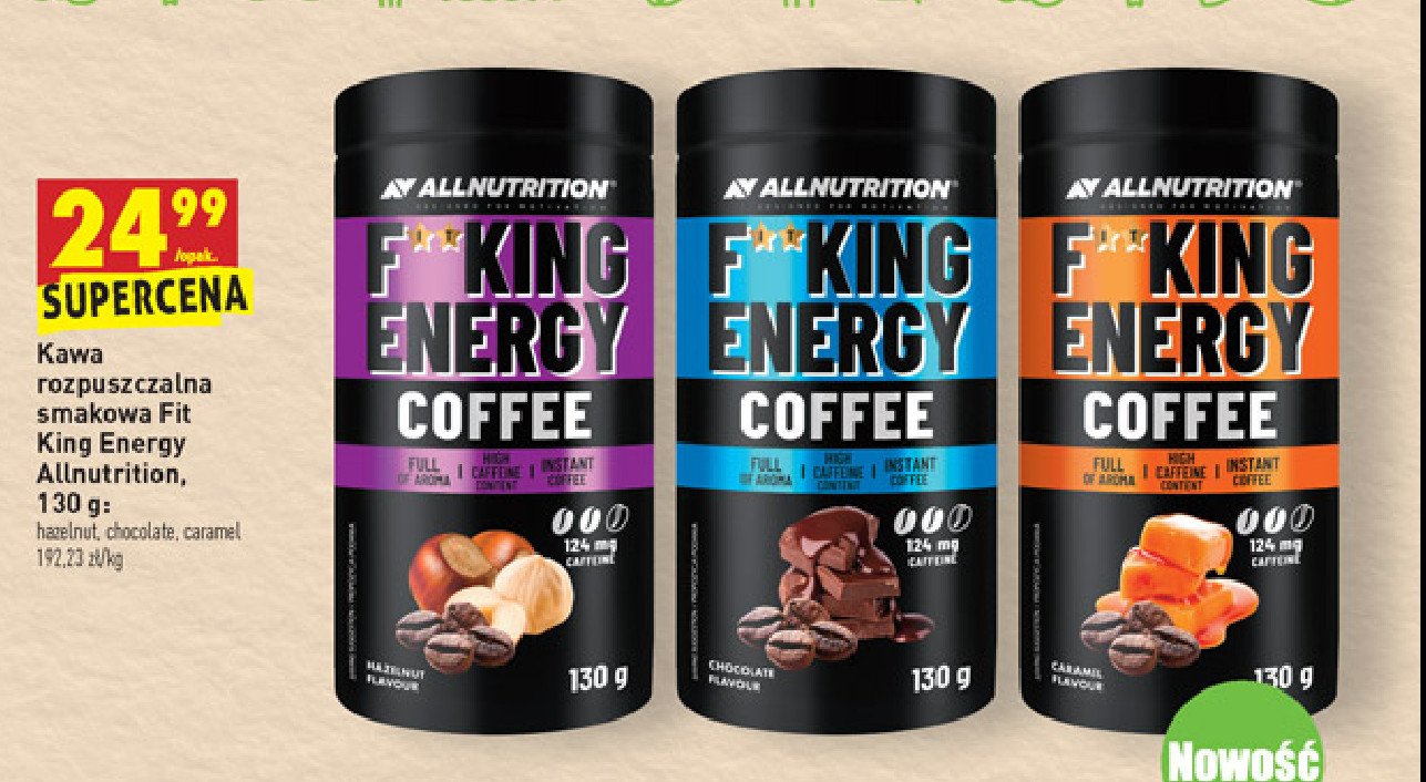 Kawa hazelnut Allnutrition promocja