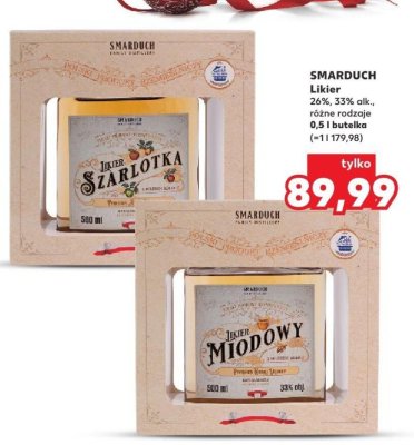 Likier miodowy 26% alk. 0,5 l  promocja w Kaufland