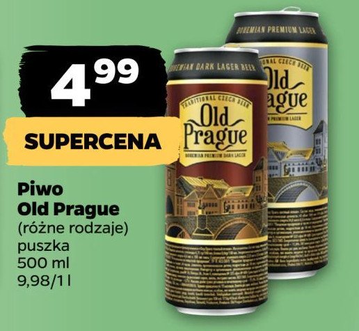 Piwo OLD PRAGUE DARK LAGER promocja