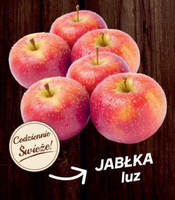 Jabłka luz promocja w Chorten