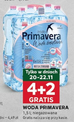Woda Primavera promocja w Stokrotka