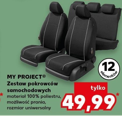Zestaw pokrowców samochodowych  promocja w Kaufland